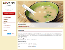 Tablet Screenshot of ganasiannyc.com